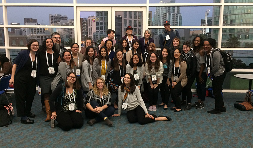 SF State students and faculty and others at the American Public Health Association annual conference in October